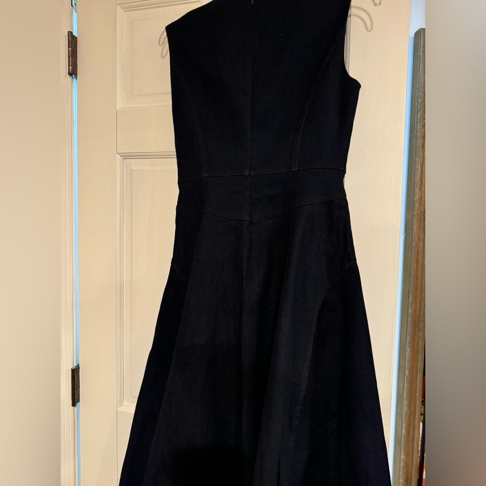 Veronica Beard Karrigan paneled denim midi dress, size 6, NWOT, MSRP $687 - Picture 10 of 12
